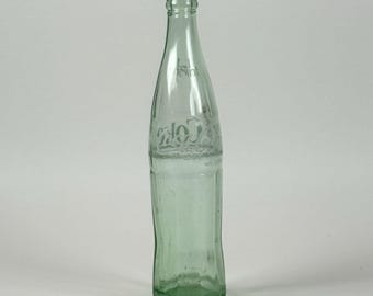 Vintage 1984 Coca-Cola 16 Oz Embossed Green Glass Bottle Classic Design