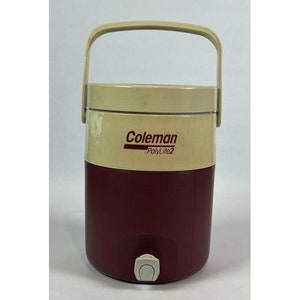 Vintage 1980s Coleman Polylite 1/2 Gallon Water Cooler Jug #5590