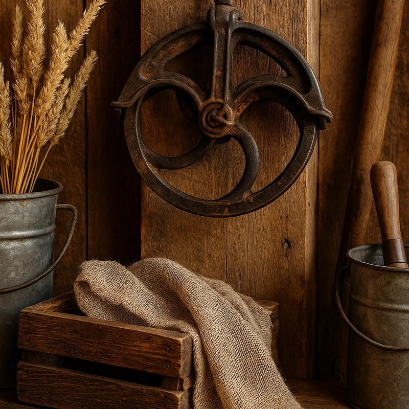 Picture of Rustic Pulley - Etsy