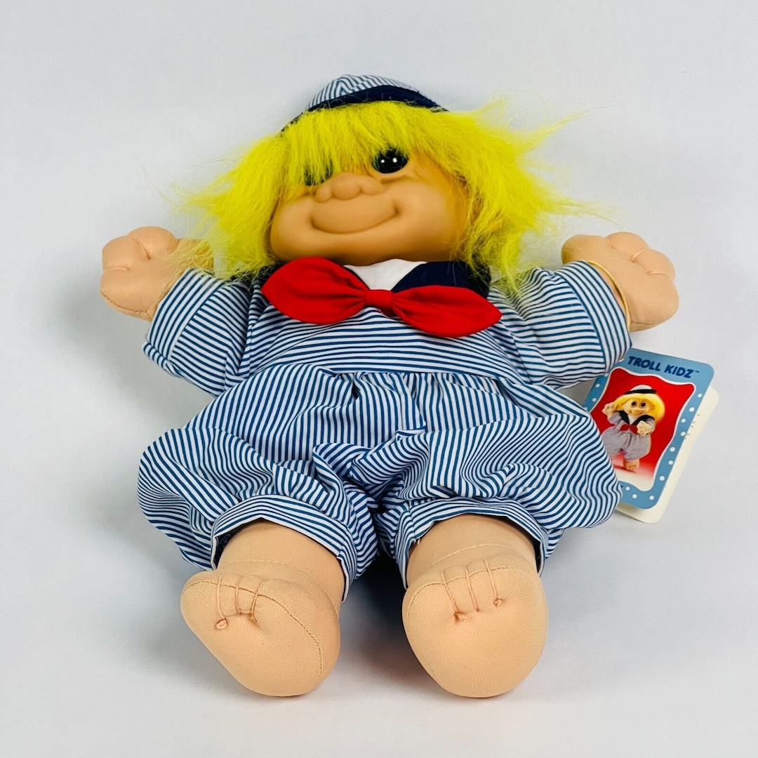 Vintage Russ Berrie Troll Kidz Doll Skippy the Sailor 12 Plush Doll - Etsy