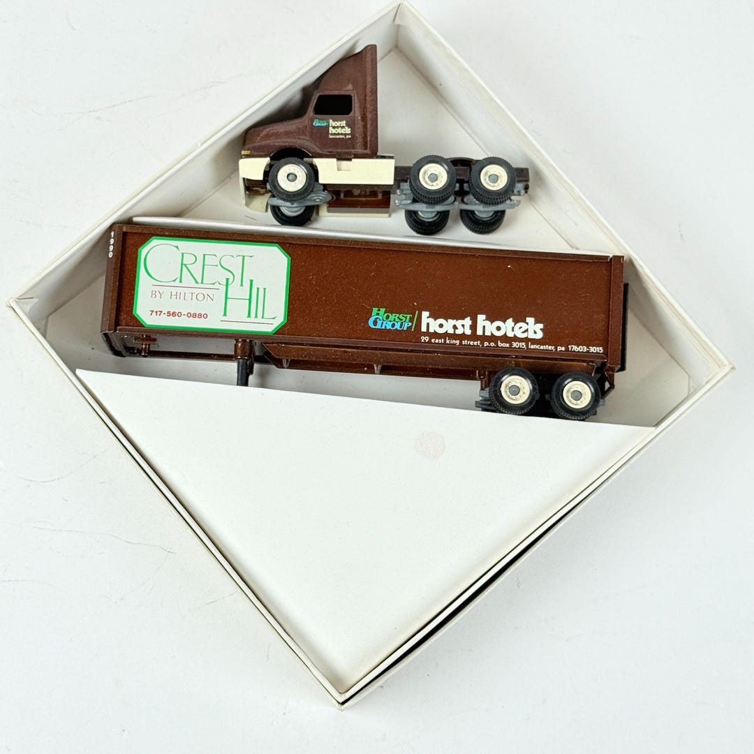 Winross 1990's Diecast Truck 1:64 Scale Horst Hotels Crest Hill Hilton ...