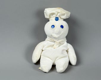 1998 Vintage Pillsbury Doughboy Plush Child's Backpack - in