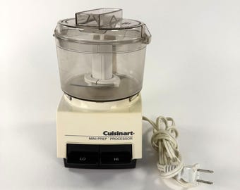 Vintage 1990's Cuisinart Mini-Prep Food Processor Model DLC-1 Tested Works