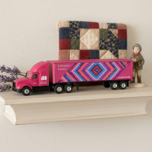 Winross Lancaster County PA Amish Quilts Truck 1:64 Diecast Sammlerstück Vintage