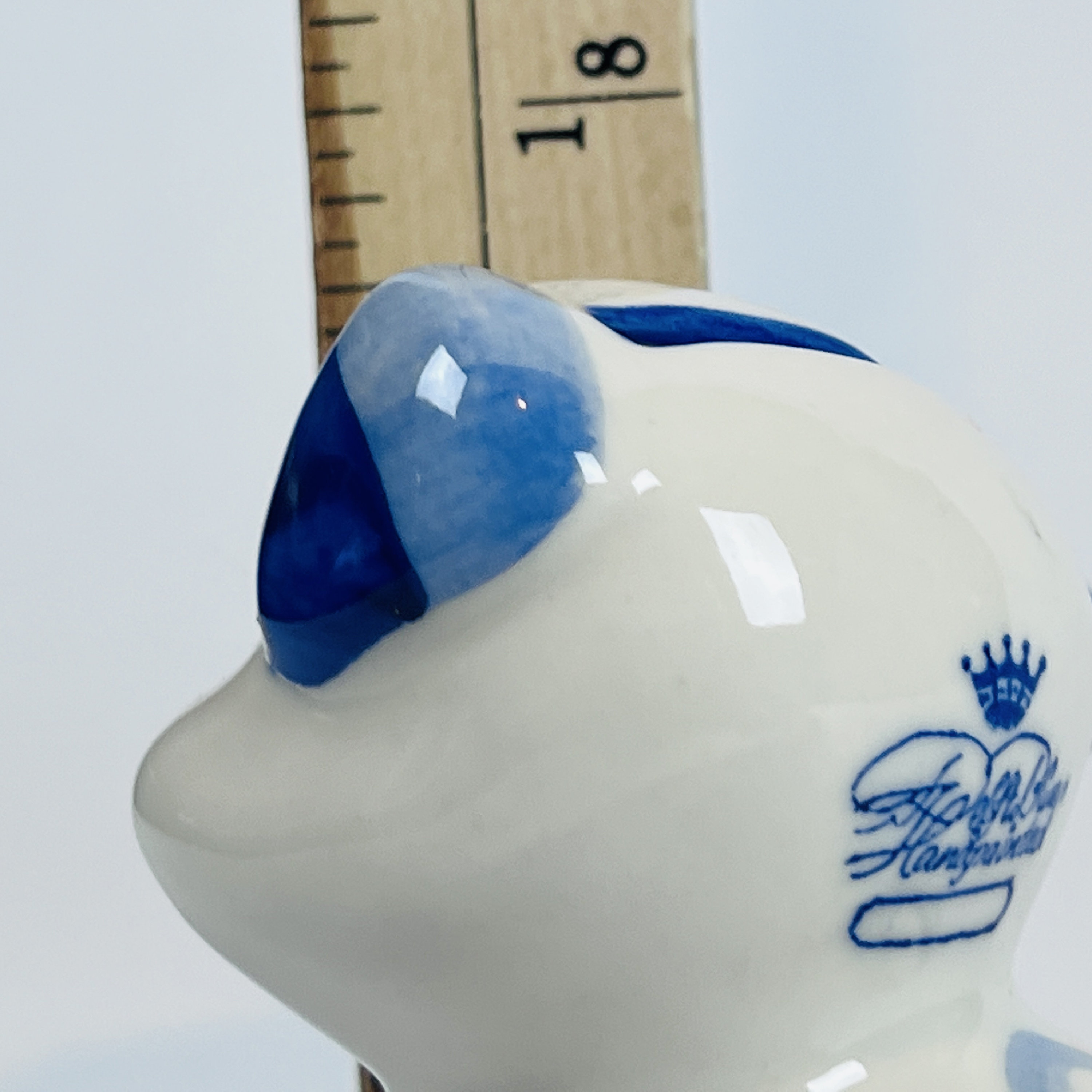 Delfts Hand Painted Windmills Porcelain 4 Cat Coin Bank Blue Cute - Etsy