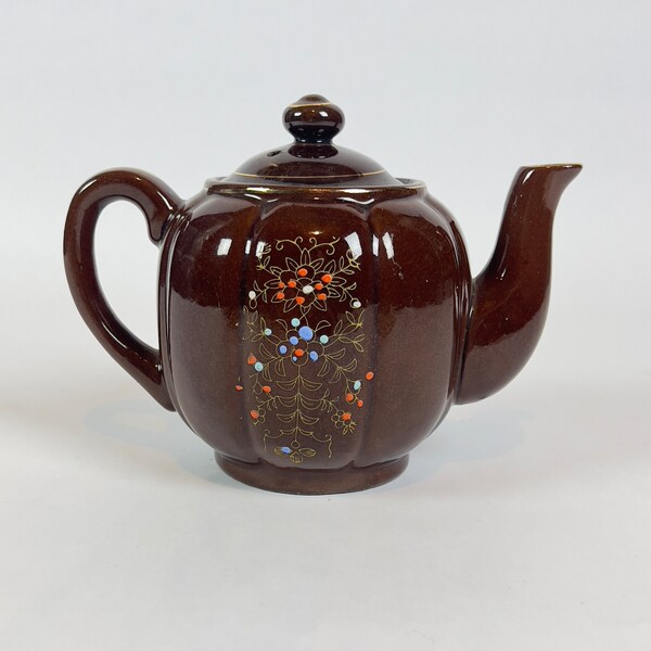 Brown Teapot Etsy