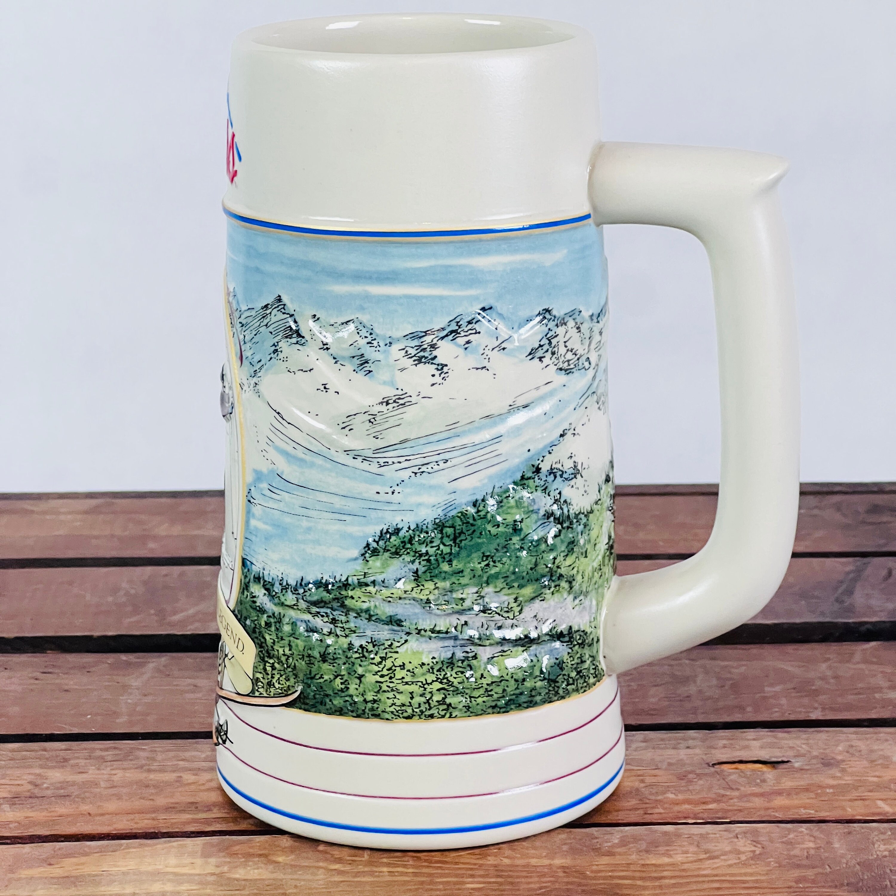 Coors Beer Stein Muglot of 2 Beer Steins 1990 & 1991 Etsy