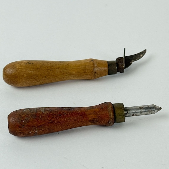 Jeu de tournevis, pour vis à fente, manche en bois, 5 pièce – FRANCE