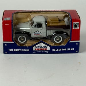 1952 Chevy Pickup Diecast Bank Sears Hardware Limited Edition 1:25 Scale Collectible