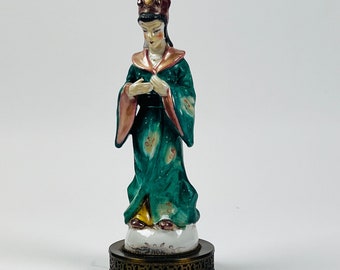 Vintage Japanese Oriental 11" Women Figurine