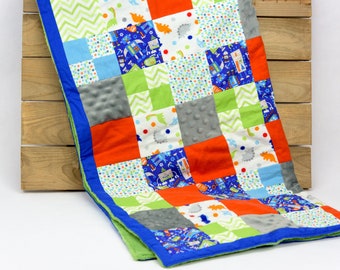 Baby blanket,baby quilt, toddler quilt, toddler blanket