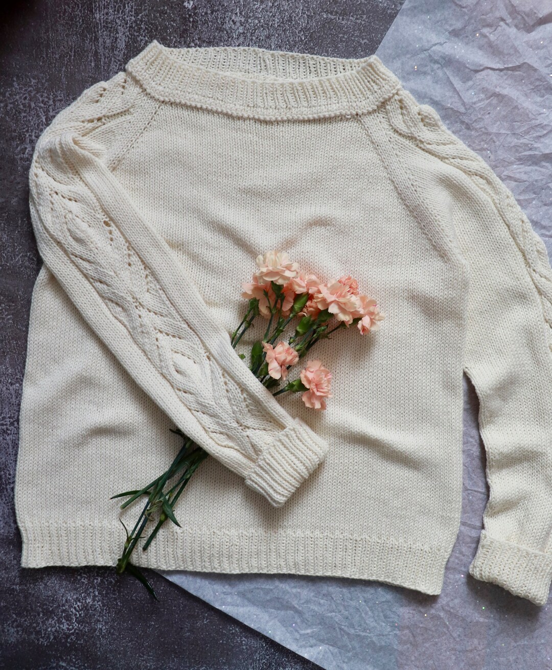 Buy Jumper Nelly _adult, Knitting Pattern, PDF Download, Download