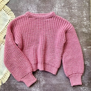 Jumper Daisy, knitting pattern, PDF knitting pattern, handmade, jumper, gift idea