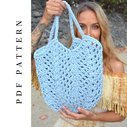Wildrose Market Bag Crochet Pattern | Etsy