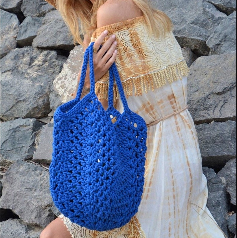 granny square net bag