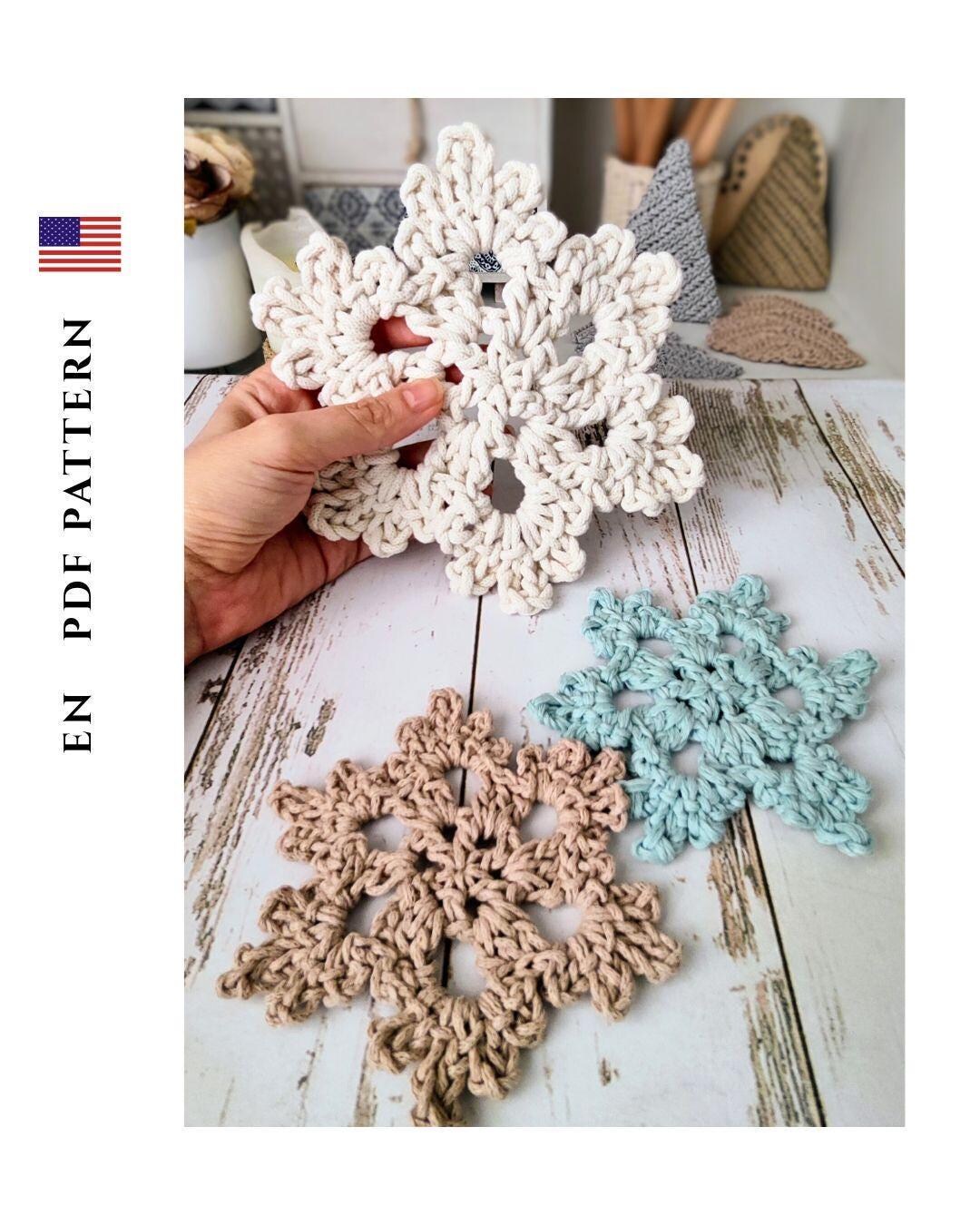Nordic Rope Patterns Nordic Rope Snowflake Crochet Pattern • PDF Ornament • Winter Decor ...