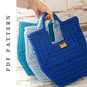 PATTERN+VIDEO Crochet Tote Bag, Crochet Bag,  AnDREAM Tote, Instant Download Pdf PATTERN In English + Video Tutorial