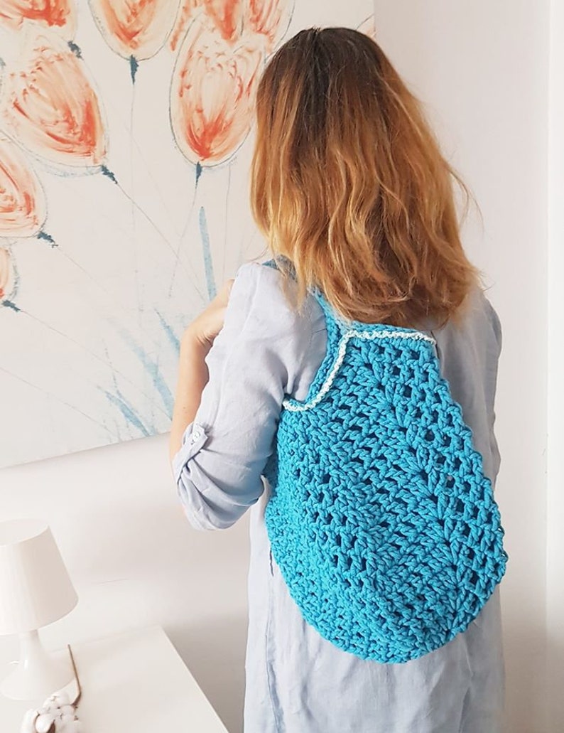 granny square net bag