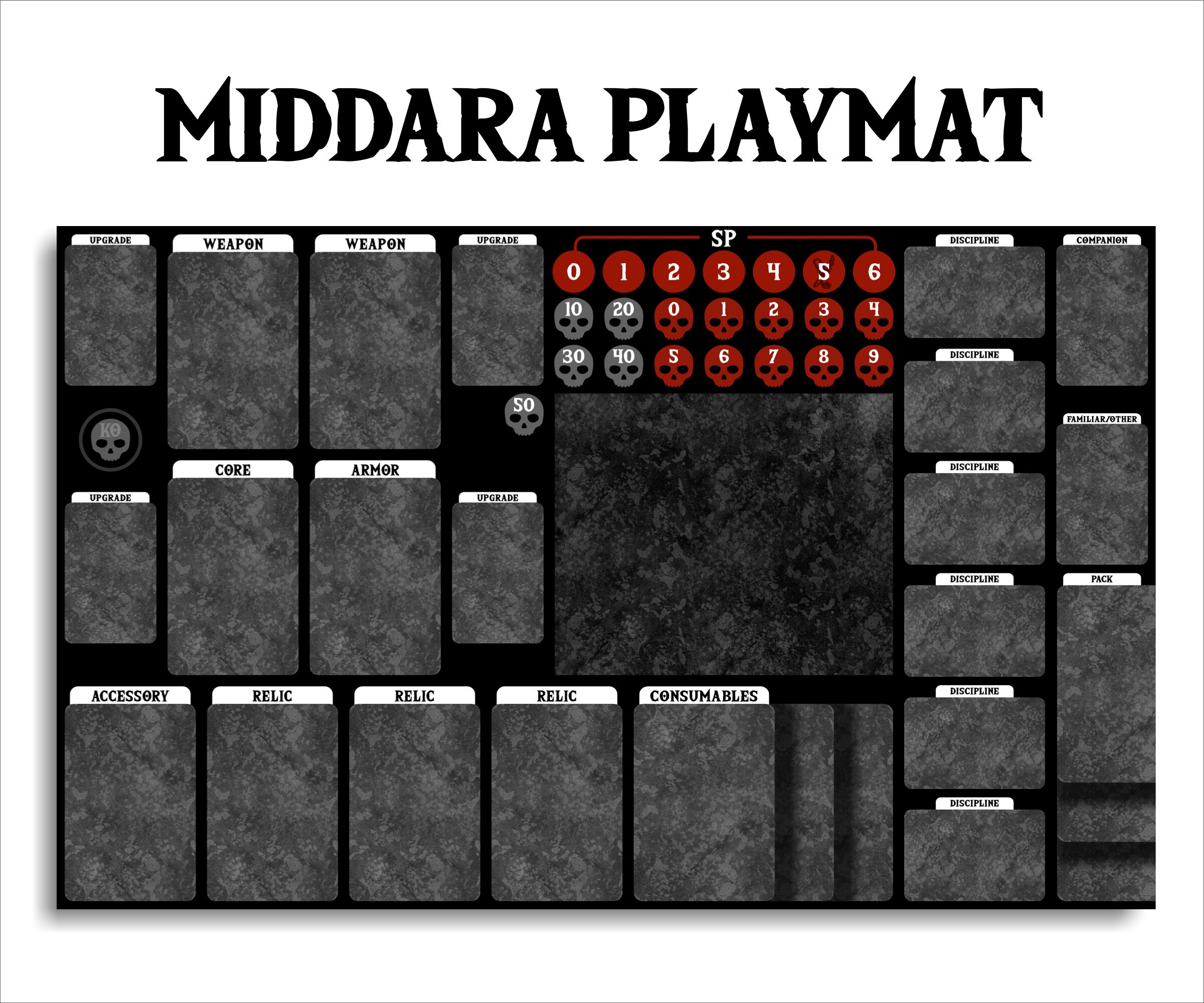 Middara Playmat X4 Etsy