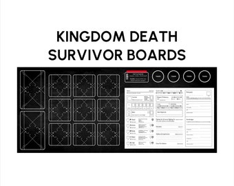 Kingdom Death Survivor Boards