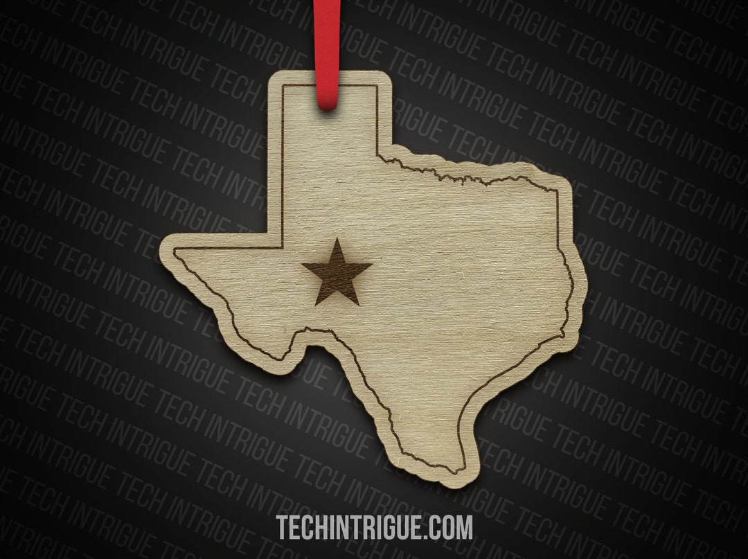 Handmade Wooden Christmas Ornaments Texas State Ornament My Favorite ...
