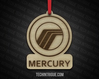 Laser Engraved 2006 Mercury Grand Marquis Logo Ornament: Showcasing the Timeless Majesty of Mercury!