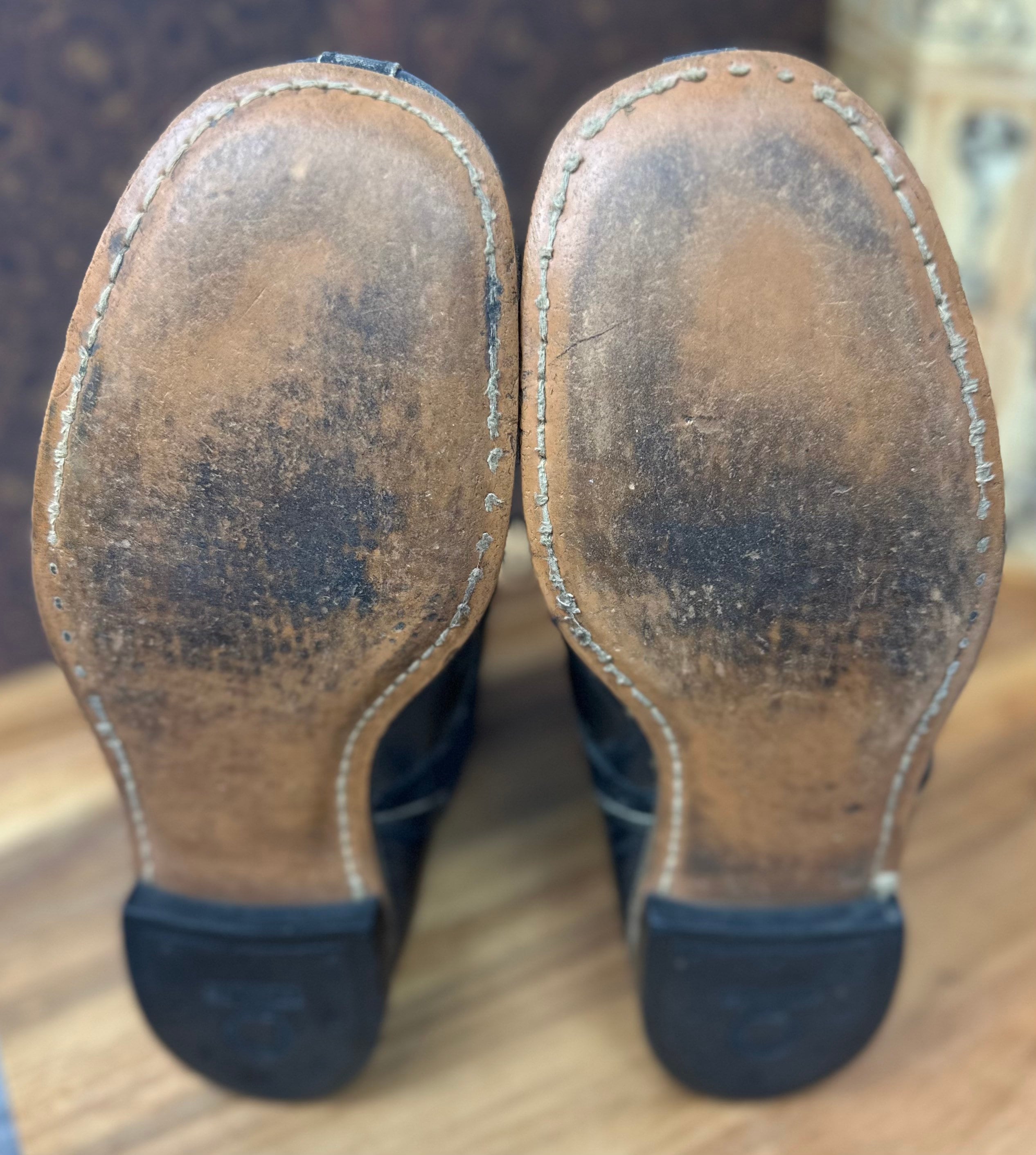 1915s-1920s Mens Antique Mens Wool Felt Lace up Boots 1915s-1920s Mens Antique Mens Wool Felt Lace up Boots