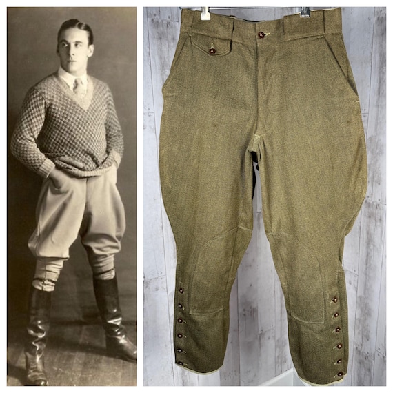 1890s Victorian Jodhur Pants Unisex Hunting Motorcycle Riding