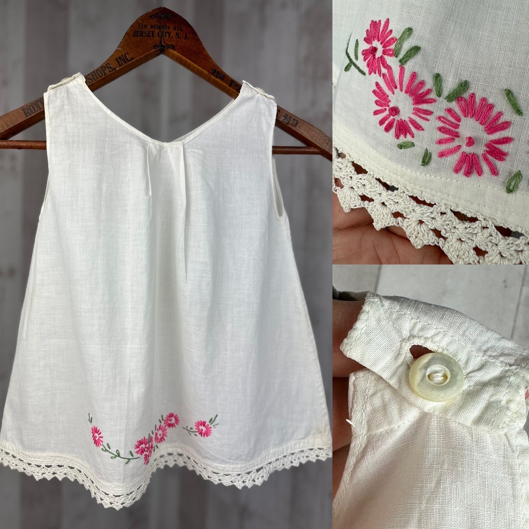1910s EDWARDIAN Baby / Doll Cotton Frock Dress Lace Etsy