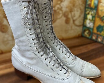 1910s Antique Edwardian Granny Bootsoff 