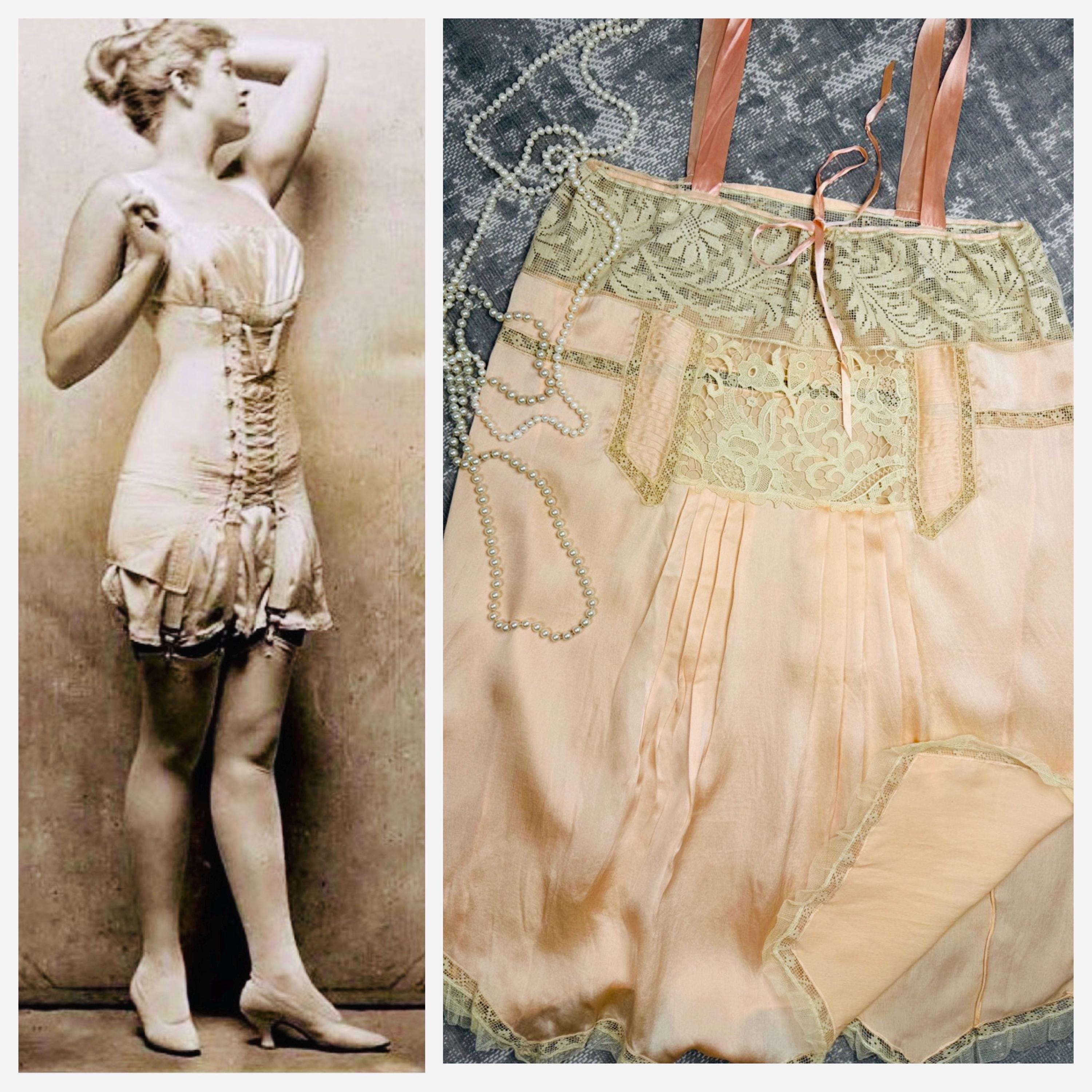 値下げ1920sフランスアンティークキャミソールヴィンテージthenime 古着 値下げ1920sフランスアンティークキャミソール ヴィンテージthenime