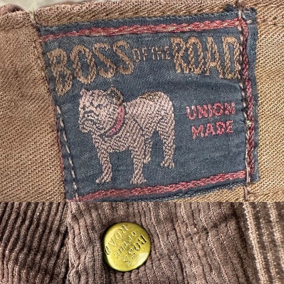 1900s Boss of the Road VERY RARE Edwardian Cord Pants Unisex 1900s Boss of the Road VERY RARE Edwardian Cord Pants Unisex