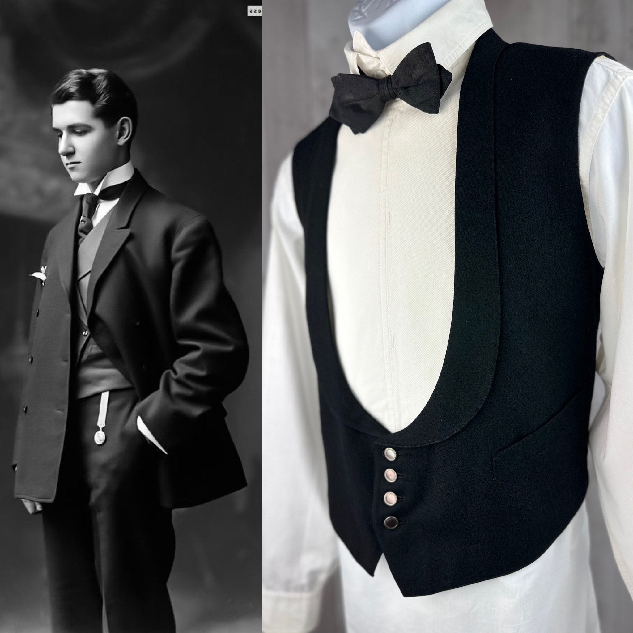 White tuxedo best sale waistcoat