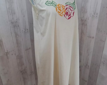 1900s Edwardian/Victorian VINTAGE Nightgown/Dress/Undergarment/Whites Antique 1910s L