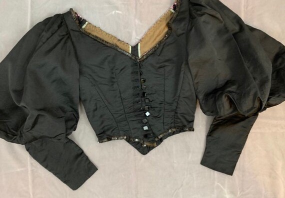 1900s Edwardian / Victorian Antique Corset Jacket… - image 4