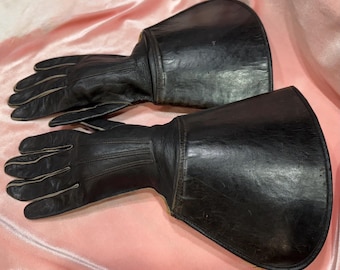 Autentici guanti da guida antichi per auto e moto, unisex, piccoli, RARI!