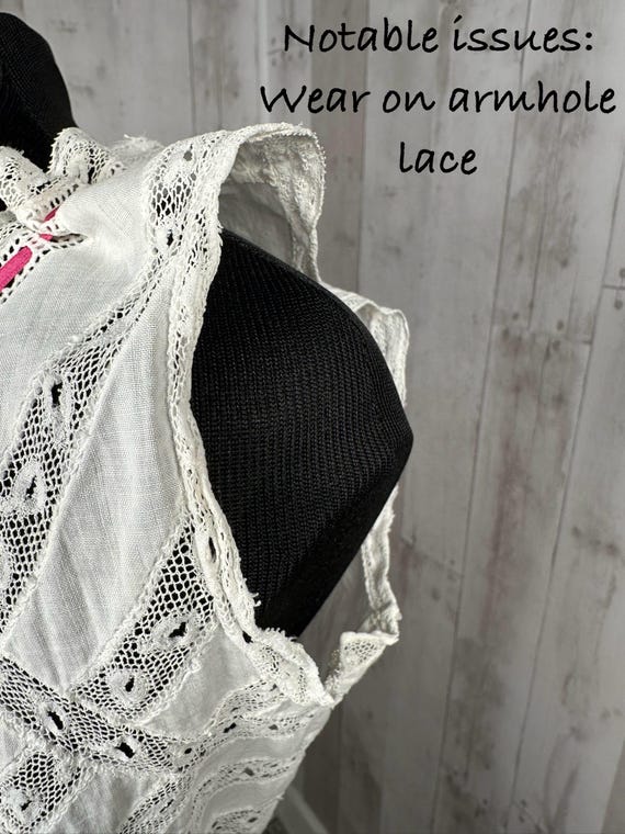 1910s True Edwardian Corset Cover ~ Soft White Batiste Cotton Top 