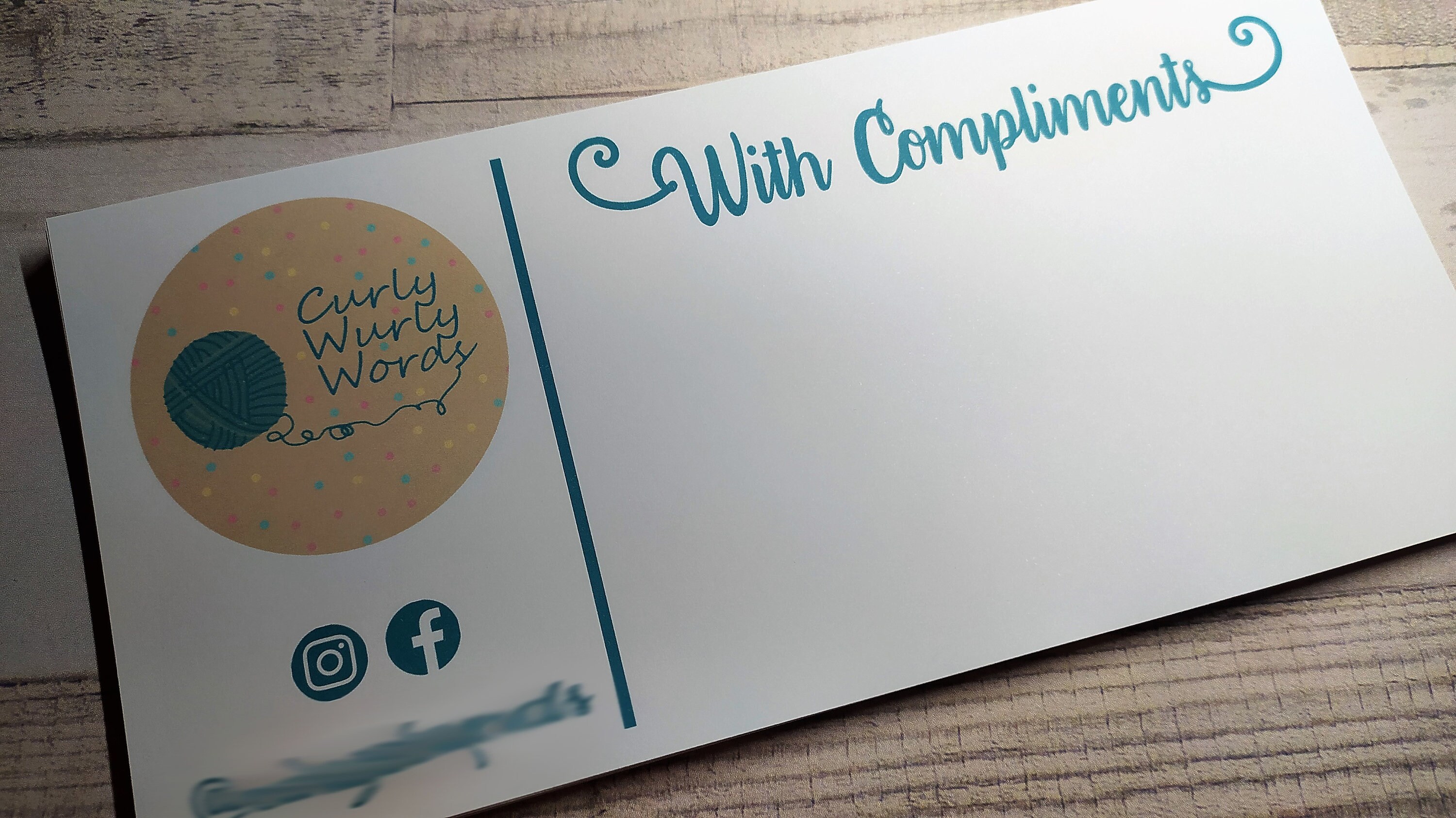 Custom Note Slips Personalised Compliment Slips: Custom Logo, Thank You Notes for ...