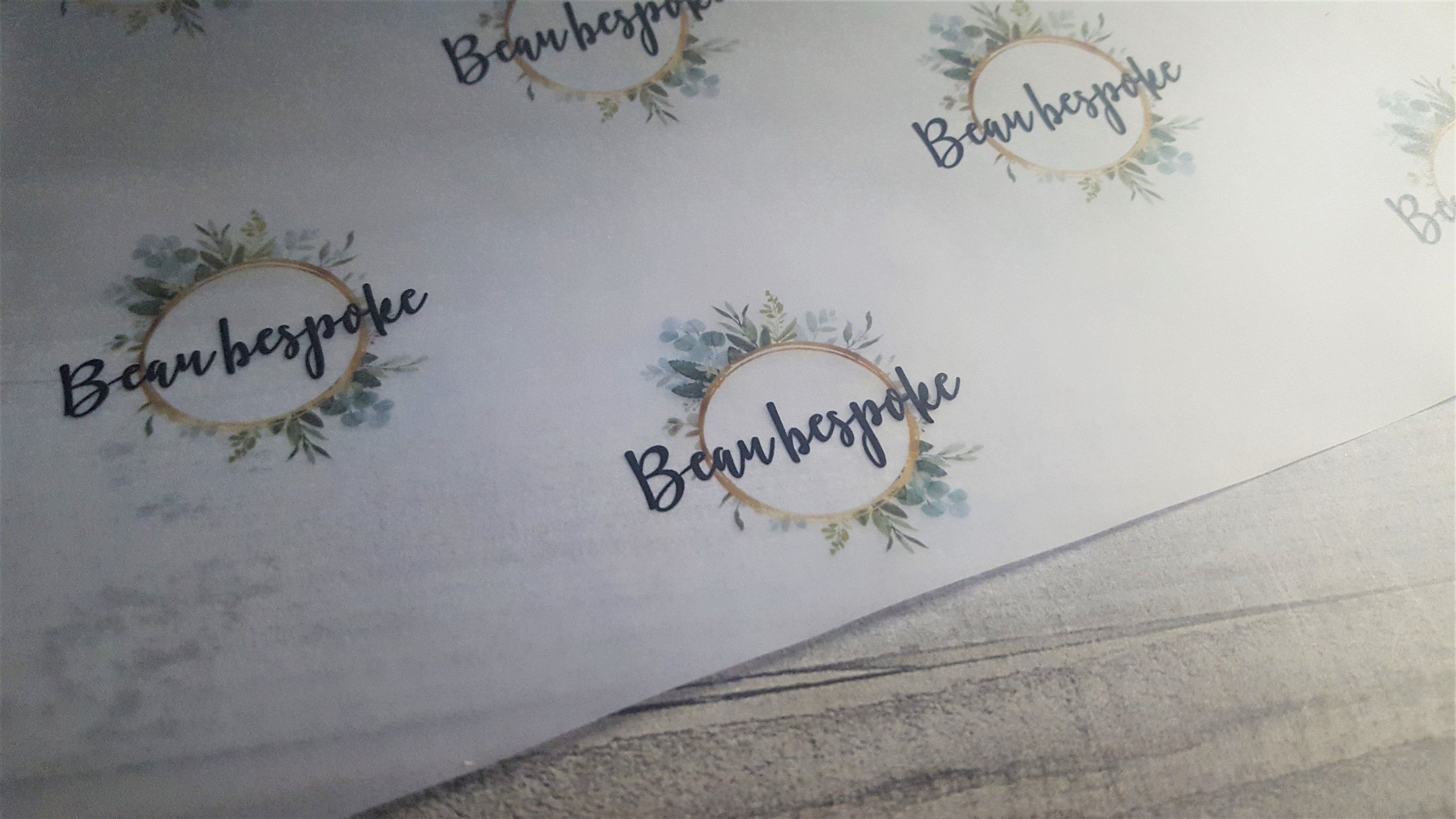 Vellum paper wrap with your custom design recyclable Etsy