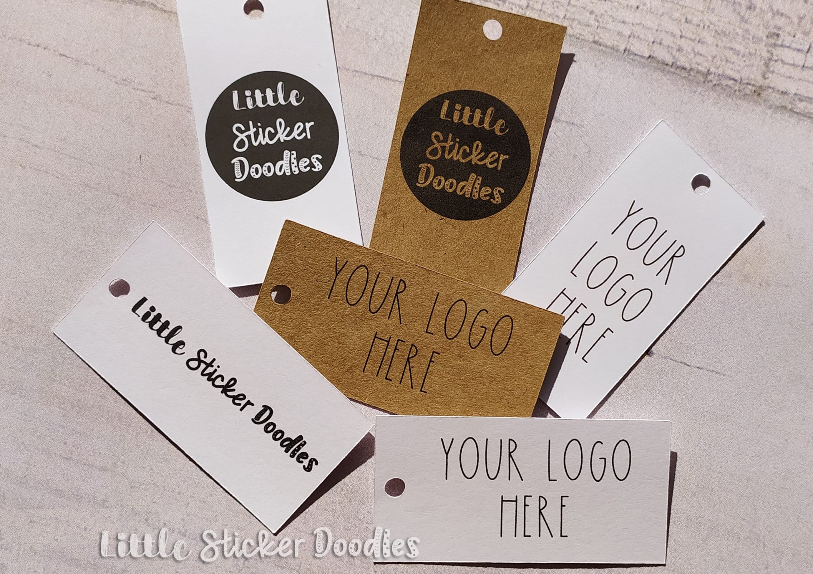 Custom Rectangular Swing Tags Personalised Logo Hang Tags Etsy UK