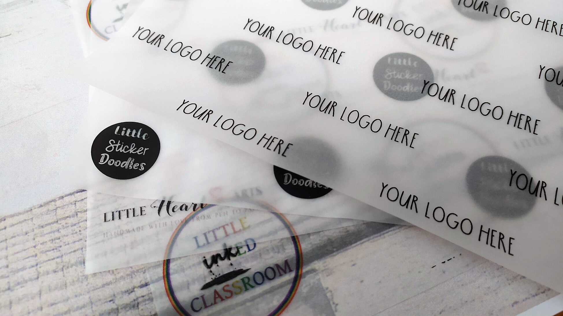 Vellum paper wrap with your custom design recyclable Etsy