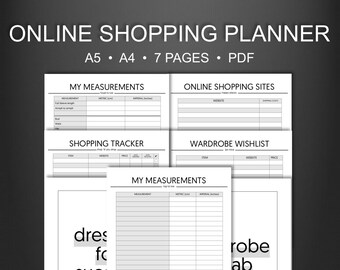Online Shopping Log Etsy
