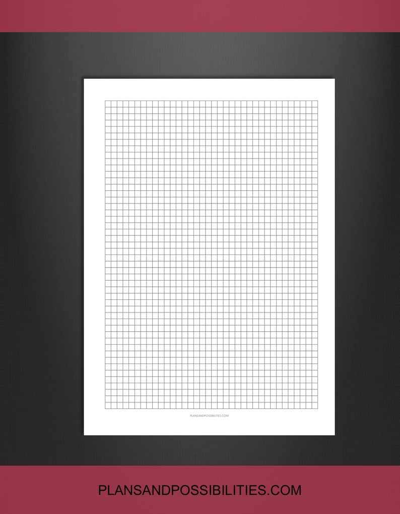 printable graph paper a5 a4 dot grid printable lined etsy