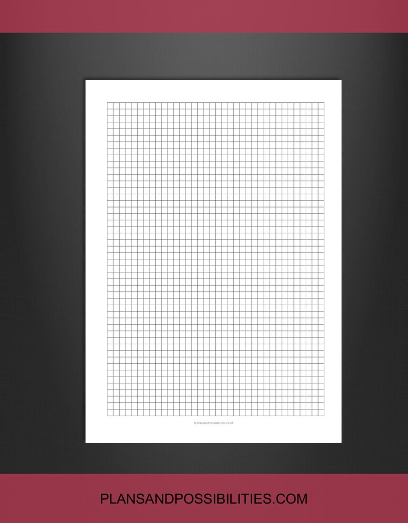 PRINTABLE Graph Paper A5 A4 Dot Grid Printable Lined Etsy