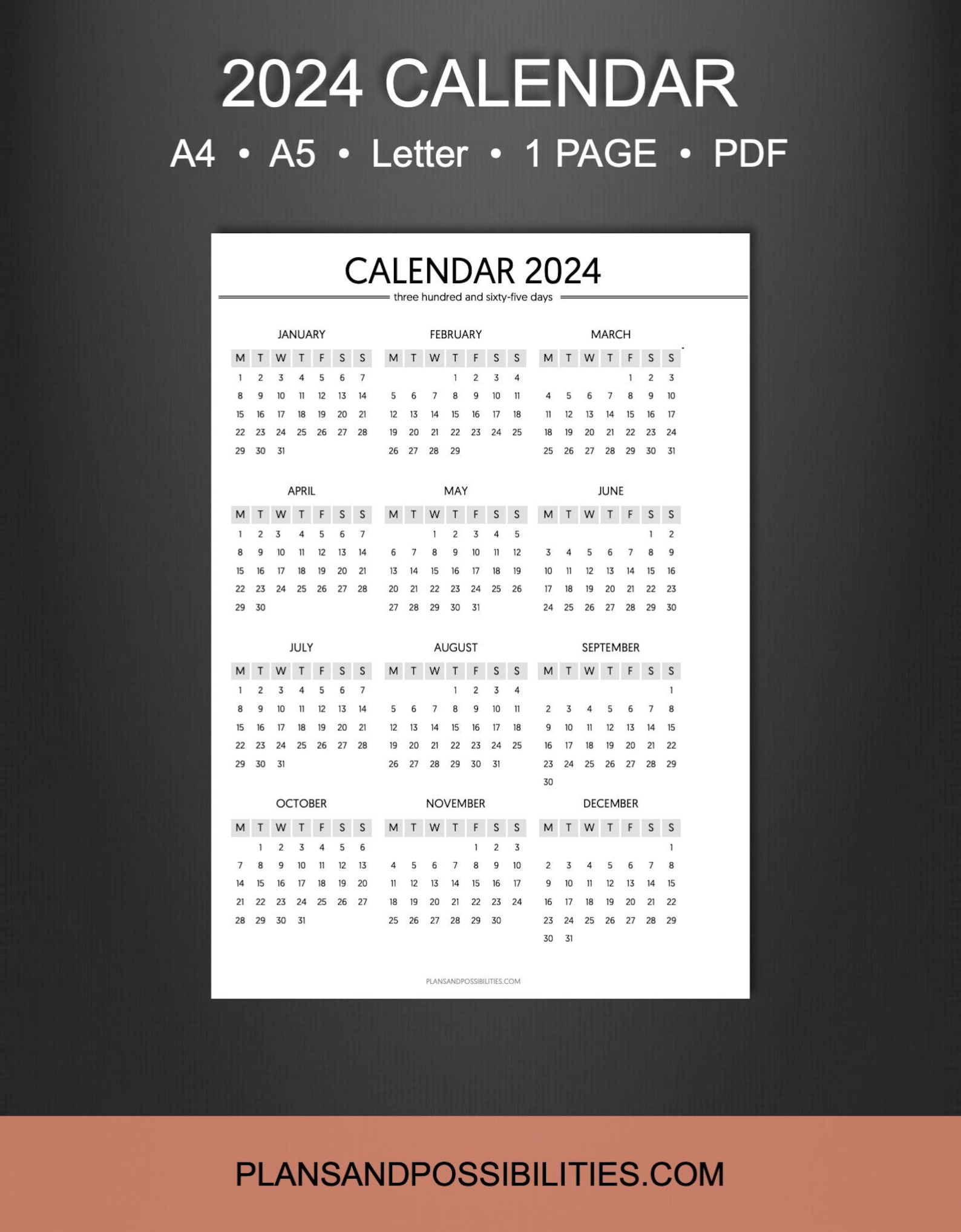 2024-year-planner-printable-pdf-2024-calendar-insert-2024-year-on-one