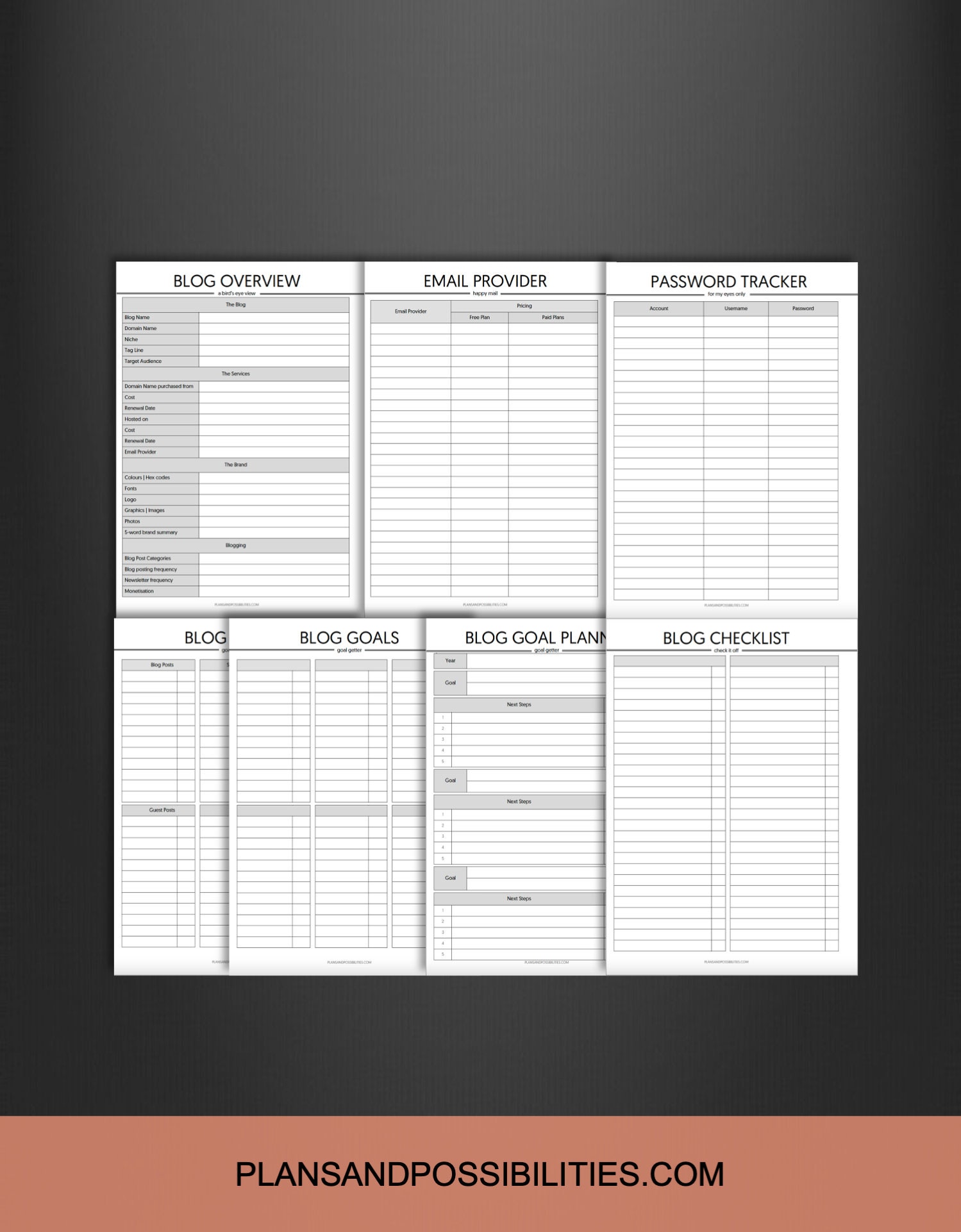 Blog Planner Printable, Blog Post Planner, Blog Post Ideas, Blog ...