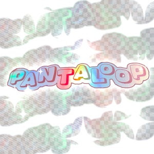 STICKER &quot;Pantaloop Logo&quot; HOLOGRAPHIC