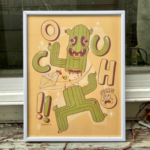 OUCH!! ART PRINT
