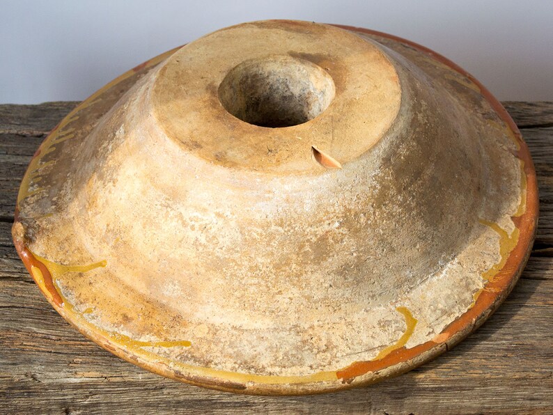 Vintage TIAN Provencal French Antique Pottery Baking Dish One-of-a-kind Handmade Antique TIAN Brocante French Pottery