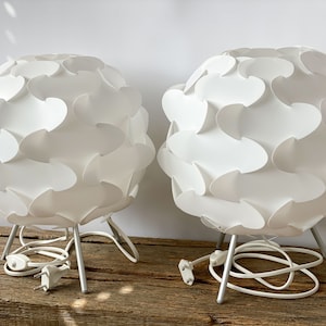 Vintage Ikea Fillstra Table Lamps, Retro Ikea Tripod Lamps,Lâmpadas Ikea dos anos 90, Lampes Ikea années 90, A mindful approach to Vintage